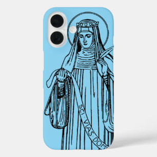 Hilige Hildegard van Bingen Middeleeuwse Mystica iPhone 16 Hoesje
