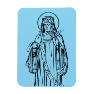 Hilige Hildegard van Bingen Middeleeuwse Mystica Magneet
