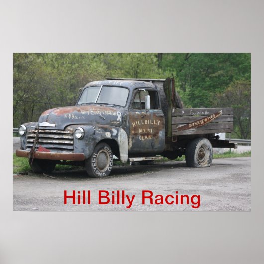 Hill Billy Racing Special Poster (Voorkant)