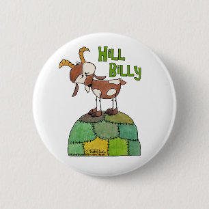 Hill Billy Ronde Button 5,7 Cm