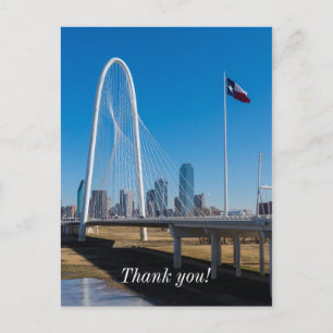 Hill Bridge En Vlag Briefkaart