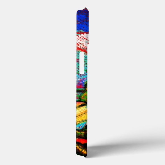 Hill Castle Fantasy en Jouw naam Case-Mate iPhone Case (Achterkant / Rechts)