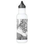 Hill Climbing Motocross Racers Waterfles (Links)