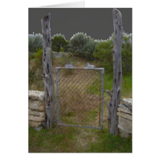 Hill Country Gate Card