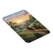 Hill Country Texas Reizen Magneet (Rechterzijde)