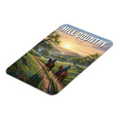 Hill Country Texas Reizen Magneet (Linkerzijde)