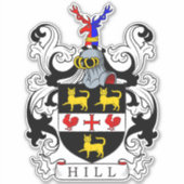 Hill Family Crest Sticker (Voorkant)