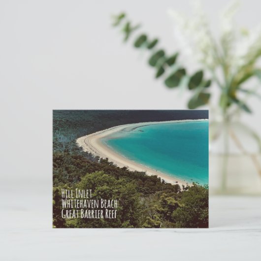 Hill Inlet, Whitehaven Beach, GBR Briefkaart (Staand voorkant)