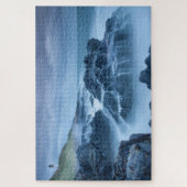 Hill Mountain Lighthouse on a Stormy Sea Legpuzzel (Verticaal)