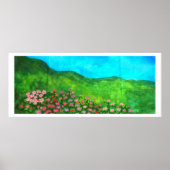 Hill of Blooms Poster (Voorkant)