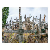 Hill of Crosses Foto Afdruk (Voorkant)