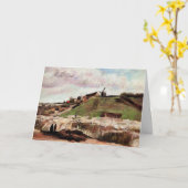 Hill of Montmartre met Quarry door Vincent van Gog Kaart (Gele Bloem)