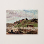 Hill of Montmartre met Quarry door Vincent van Gog Legpuzzel (Horizontaal)