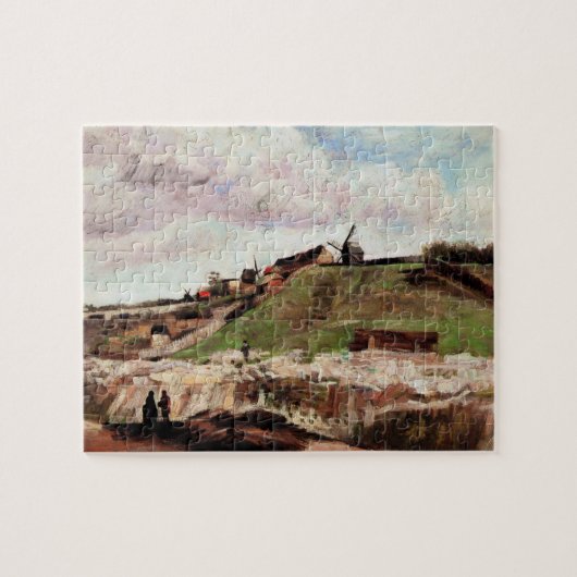 Hill of Montmartre met Quarry door Vincent van Gog Legpuzzel (Horizontaal)