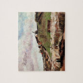Hill of Montmartre met Quarry door Vincent van Gog Legpuzzel (Verticaal)