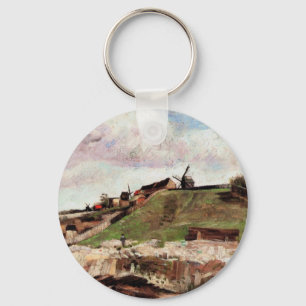 Hill of Montmartre met Quarry door Vincent van Gog Sleutelhanger