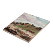 Hill of Montmartre met Quarry door Vincent van Gog Tegeltje (Zijkant)