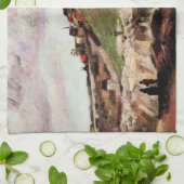 Hill of Montmartre met Quarry door Vincent van Gog Theedoek (Gevouwen)