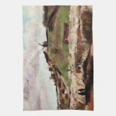 Hill of Montmartre met Quarry door Vincent van Gog Theedoek (Verticaal)