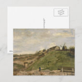 Hill of Montmartre met Stone Quarry van Van Gogh Briefkaart (Voorkant / Achterkant)