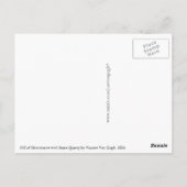 Hill of Montmartre met Stone Quarry van Van Gogh Briefkaart (Achterkant)