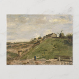 Hill of Montmartre met Stone Quarry van Van Gogh Briefkaart