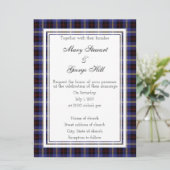 Hill Scottish Wedding Invitation Kaart (Staand voorkant)