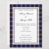 Hill Scottish Wedding Invitation Kaart (Voorkant)