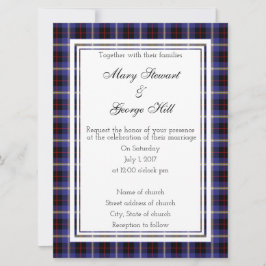 Hill Scottish Wedding Invitation Kaart