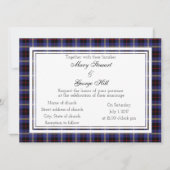Hill Scottish Wedding Invitation Kaart (Voorkant)
