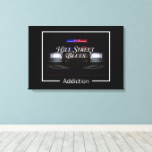 Hill Street Blues Addiction Canvas Afdruk (Insitu (Houten vloer))