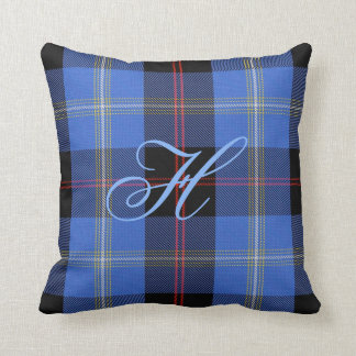 Hill Tartan Monogram Pillow Kussen