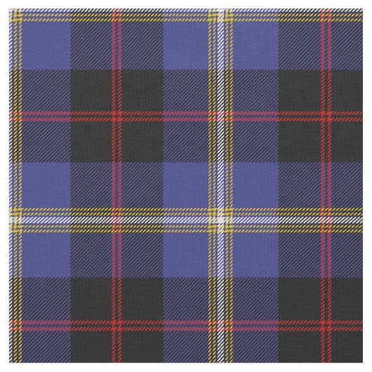Hill Tartan Print Stof (Close Up)
