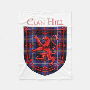 Hill Tartan Scottish Pset Lion Rampant Fleece Deken