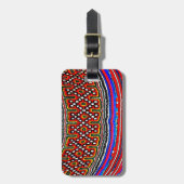 Hill Tribe Textile Bagagelabel (Voorkant verticaal)