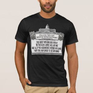 Hillaire Belloc's gedicht: De begrafenis van de p T-shirt