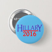 HILLARI 2016 RONDE BUTTON 5,7 CM (Voorkant /achterkant)