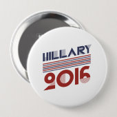 HILLARI 2016  STIJL -.png Ronde Button 4,0 Cm (Voorkant /achterkant)