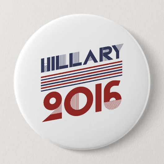 HILLARI 2016  STIJL -.png Ronde Button 4,0 Cm (Voorkant)