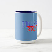 HILLARI 2016 TWEEKLEURIGE KOFFIEMOK (Voorkant rechts)