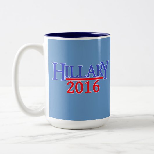 HILLARI 2016 TWEEKLEURIGE KOFFIEMOK (Links)