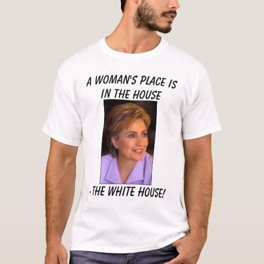 Hillary5, een vrouwenplek is in huis, Th.. T-shirt (Voorkant)