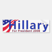 Hillary 08 bumpersticker (Voorkant)