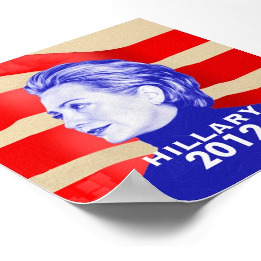 Hillary 2012-Poster Poster (Hoek)