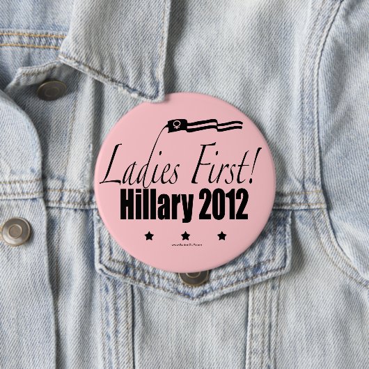 Hillary 2012 ronde button 4,0 cm (In situ)