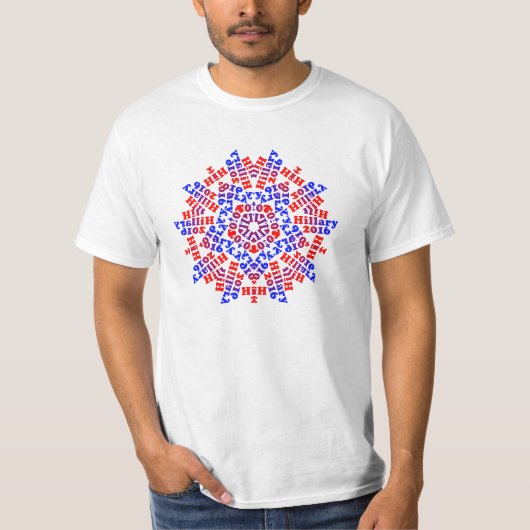 Hillary 2016 - 5 punten - Value T-Shirt (Voorkant)