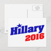 Hillary 2016 briefkaart (Voorkant / Achterkant)