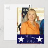 Hillary 2016 briefkaart (Voorkant / Achterkant)
