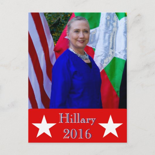 Hillary 2016 briefkaart (Voorkant)