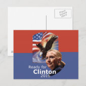 Hillary 2016-Briefkaart Briefkaart (Voorkant / Achterkant)